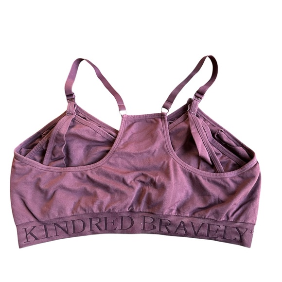 Kindred Bravely Nursing Pumping Bra Mauve XXL - Picture 4 of 5